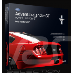 Calendrier de l'avent Ford Mustang GT 2015 Rouge Course 1/24 55111