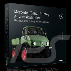 Calendrier de l'avent Mercedes-Benz Unimog Vert 1970 1/43 Franzis 55406