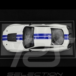 Ford Mustang Shelby GT 500 2020 Blanc / Bleu 1/18 Maisto 31452