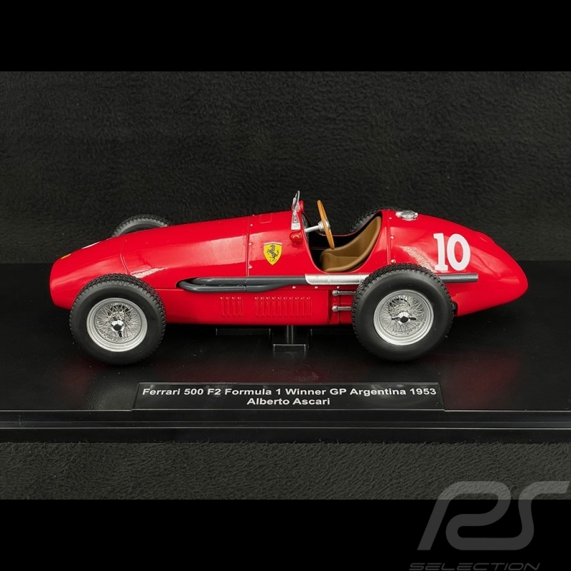 Ferrari 500 F2 Winner GP Argentine 1953 World Champion Ascari n°10 1/18 CMR CMR199
