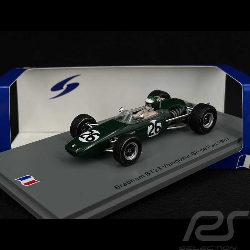 Brabham BT23 n°26 Vainqueur GP de Pau 1967 1/43 Spark SF250