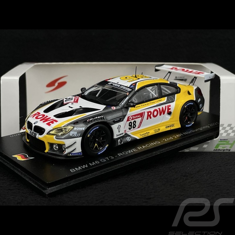 BMW M6 GT3 n°98 Platz 2 24h Nürburgring 2021 1/43 Spark SG751