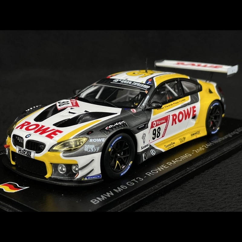 BMW M6 GT3 n°98 2nd 24h Nürburgring 2021 1/43 Spark SG751