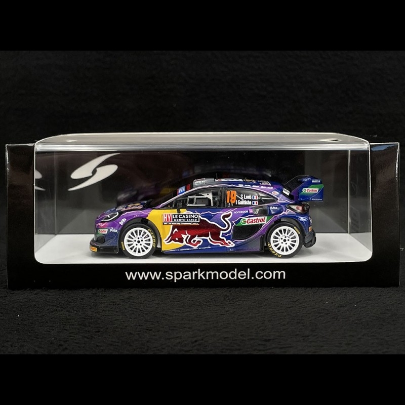 Ford Puma Rally1 M-Sport n°19 Sébastien Loeb Winner Rallye Monte Carlo 2022  1/43 Spark S6697