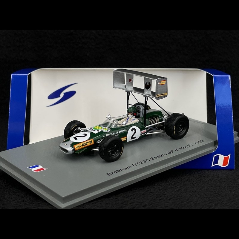 Brabham BT23C n°2 Essais GP d'Albi F2 1968 1/43 Spark SF251