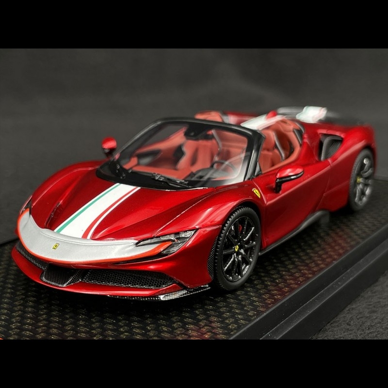 Ferrari SF90 Spider Pack Fiorano Metallic Red 1/43 BBR Models BBRC256F