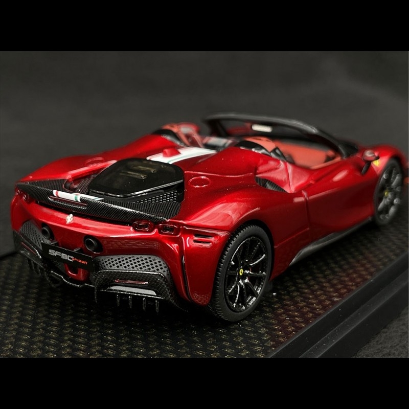 Ferrari SF90 Spider Pack Fiorano Metallic Red 1/43 BBR Models BBRC256F