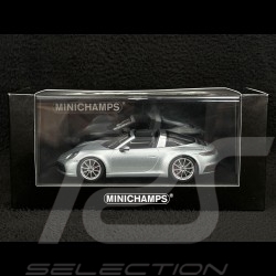 Porsche 911 Targa 4S Type 992 2020 Dolomite Silver 1/43 Minichamps 410069560