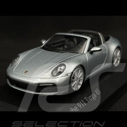 Porsche 911 Targa 4S Type 992 2020 Gris Dolomite 1/43 Minichamps 410069560