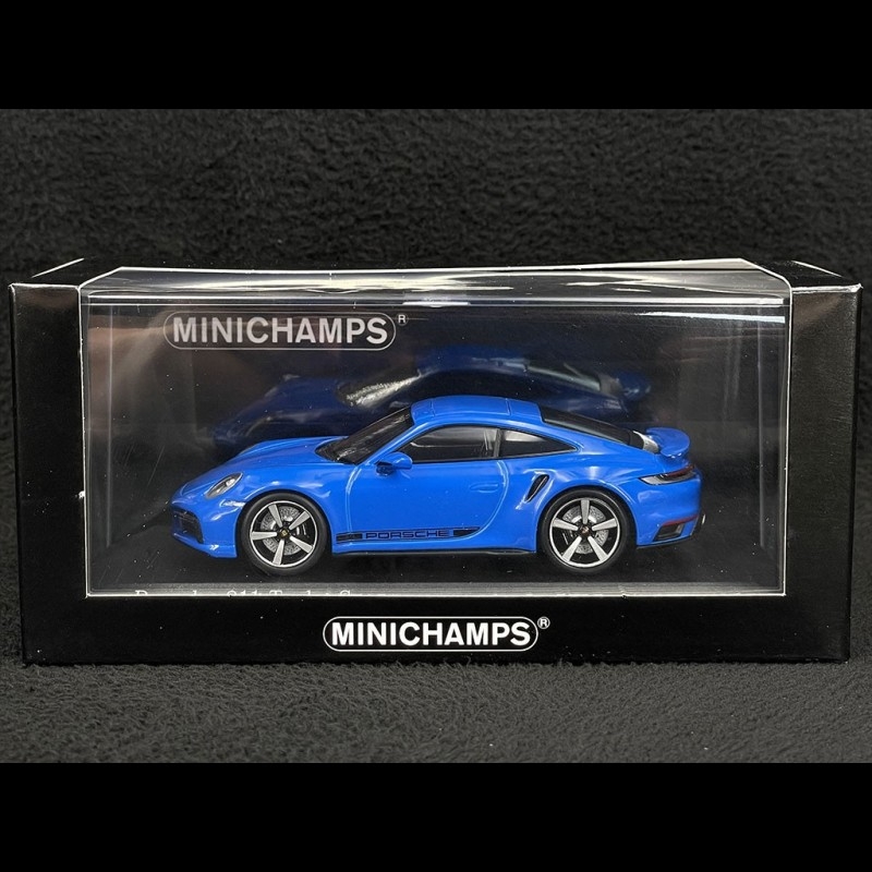 Porsche 911 Turbo S Type 992 2020 Shark Blue 1/43 Minichamps 410069474