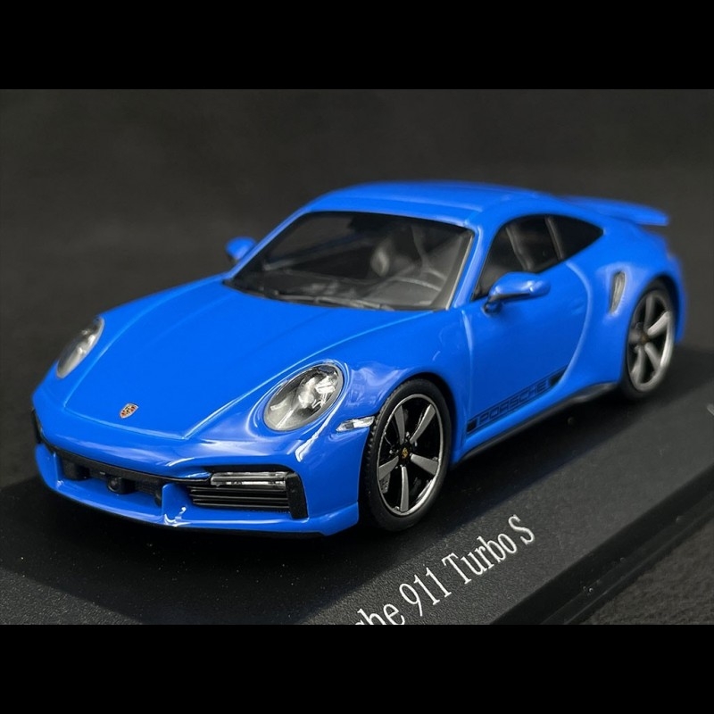 Porsche 911 Turbo S Type 992 2020 Shark Blue 1/43 Minichamps 410069474