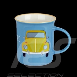 VW Käfer Tasse Keramik Blau 27596