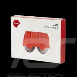 VW Bulli Pizzaschneider ABS Plastik/inox Rot 27097