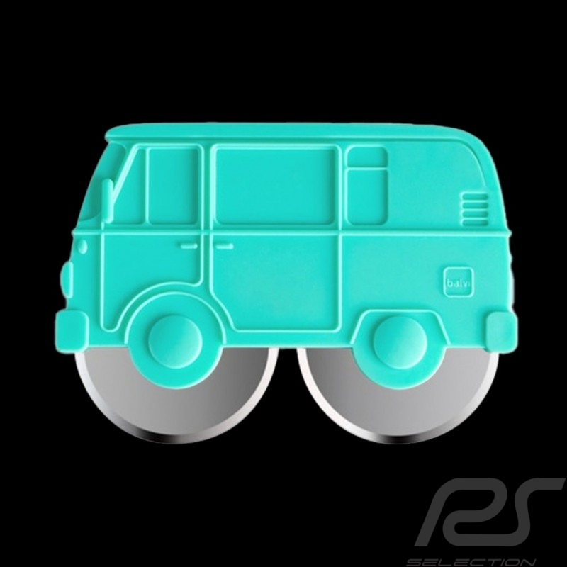 VW Bulli Pizzaschneider ABS Plastik/inox Grün 27096