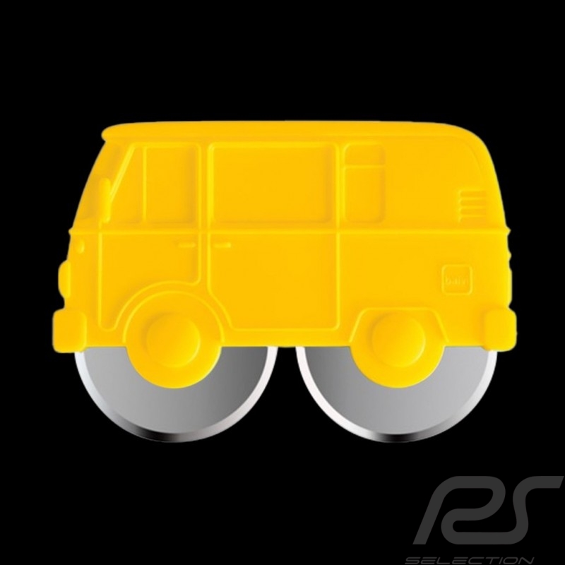 VW Vee-dub Pizza cutter ABS plastic/stainless steel Yellow 27096