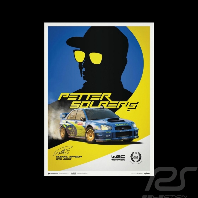 Poster Subaru Impreza - Petter Solberg Champion du Monde WRC 2003
