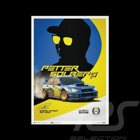 Poster Subaru Impreza - Petter Solberg Champion du Monde WRC 2003
