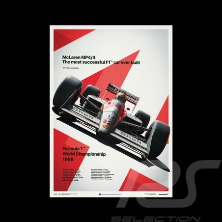 Póster McLaren MP4/4 -...