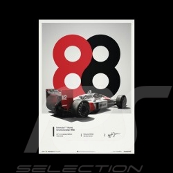 Poster McLaren MP4/4 - Ayrton Senna - GP San Marino 1988 - 88
