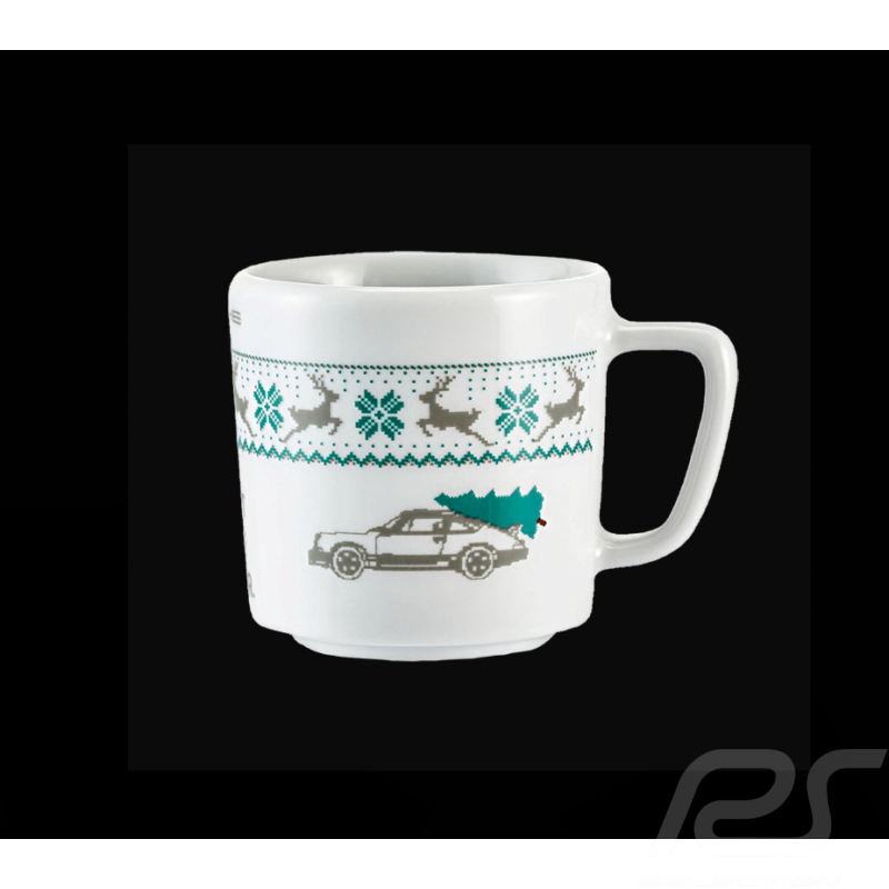 Porsche Becher Weihnachten Expresso Weiß / Grün Porsche WAP0500030PESC