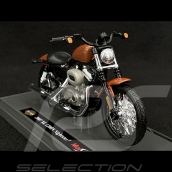 Moto Harley Davidson XL 1200N Nightster 2007 Marron 1/18 Maisto 39360