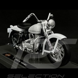 Moto Harley Davidson K 1952 Blanc 1/18 Maisto 39360