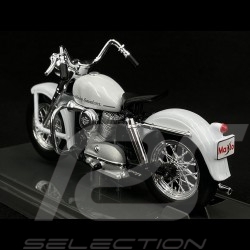 Moto Harley Davidson K 1952 Blanc 1/18 Maisto 39360