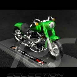 Moto Harley Davidson FLSTF Street Stalker 2000 Vert 1/18 Maisto 39360