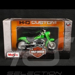 Moto Harley Davidson FLSTF Street Stalker 2000 Grün 1/18 Maisto 39360