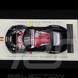 Porsche 911 GT3 R Type 991 n° 911 24h Spa 2021 1/43 Spark SB451