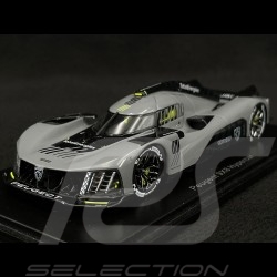 Peugeot 9X8 Hypercar 2022 Gris Foncé 1/43 Spark S8610