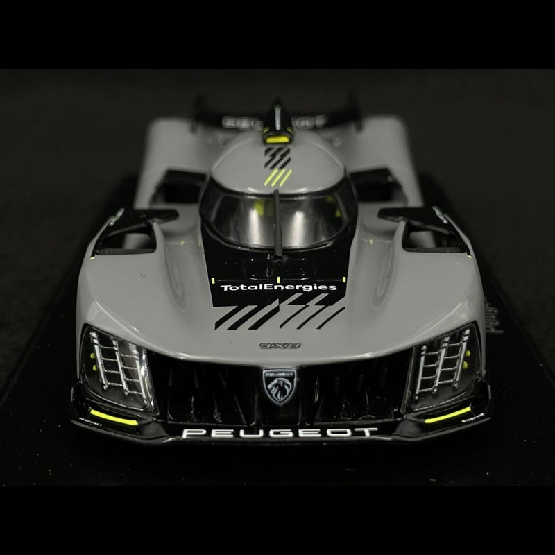 Peugeot 9X8 Hypercar 2022 Dunkelgrau 1/43 Spark S8610