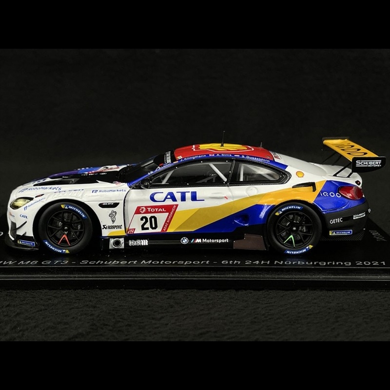 BMW M6 GT3 n° 20 24h Nürburgring 2021 1/43 Spark SG755