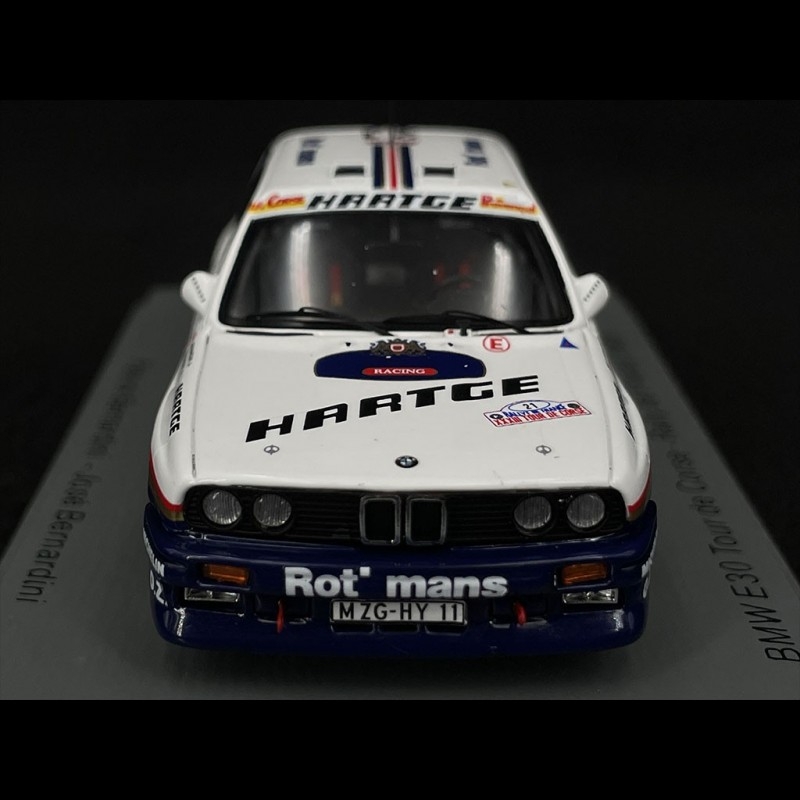 BMW E30 n° 21 Tour de Corse 1989 1/43 Spark S8485