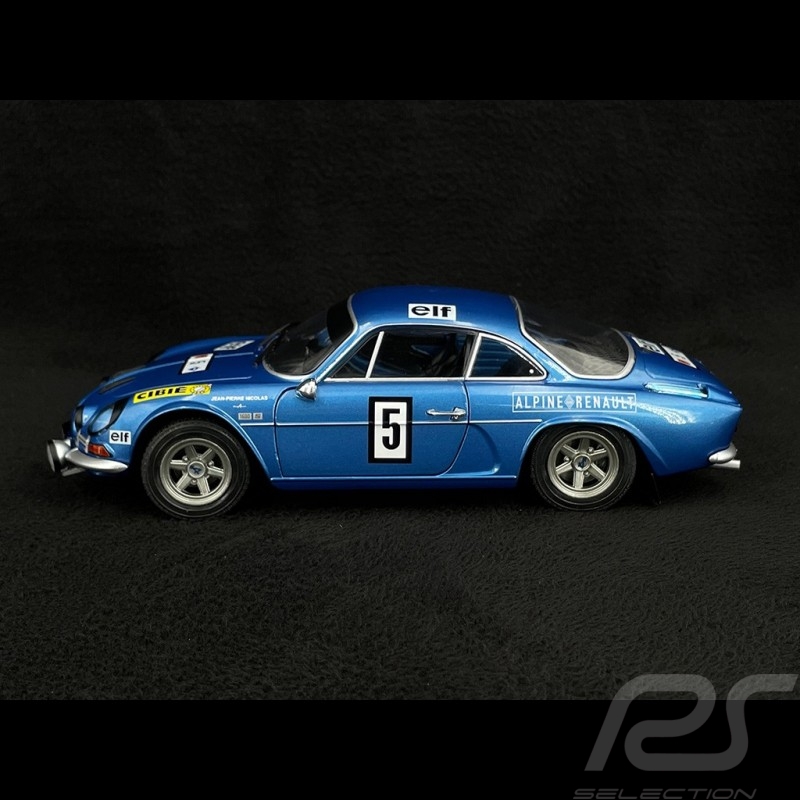 Alpine A110 1600S n° 5 Vainqueur Rallye de l'Olympe 1972 1/18 Solido S1804205 Alpine A110 1600S n° 5 Vainqueur Rallye de l'Olympe 1972 1/18 Solido S1804205