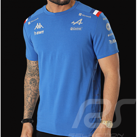 Alpine T-shirt F1 Team Kappa Royal Blue 331915W - men