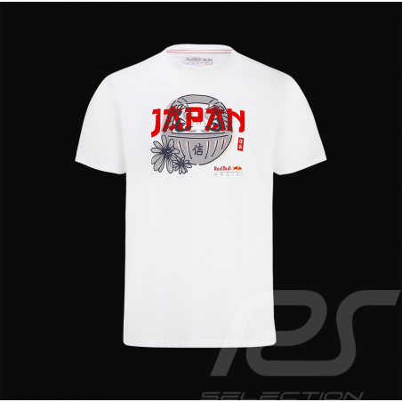 T-shirt Red Bull Racing Verstappen Pérez F1 Team Japan White 701218659-001 - men