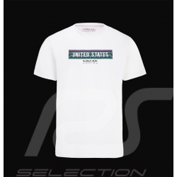 T-shirt Red Bull Racing Verstappen Pérez F1 Team GP United States Weiß 701218968-001 - herren
