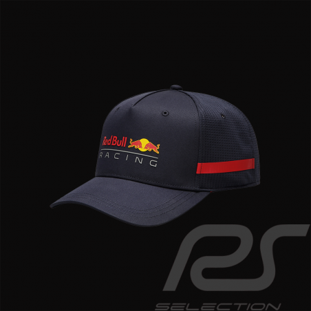 Casquette Red Bull Racing Verstappen Pérez F1 Team Bleu Marine Rayée Rouge 701218668-001