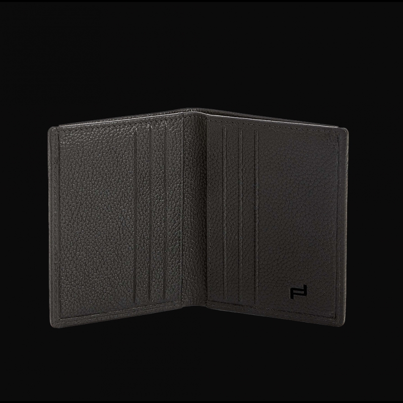 Card holder Porsche Design Compact Leather Black Voyager Billfold 6