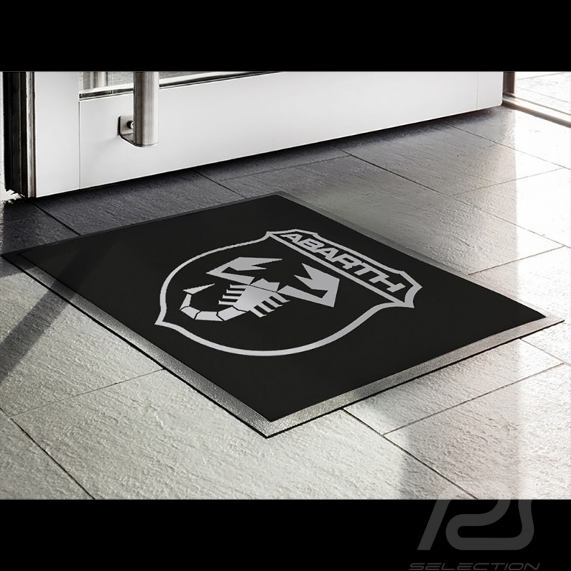 Abarth Fußmatte Scorpione Logo Schwarz / Grau