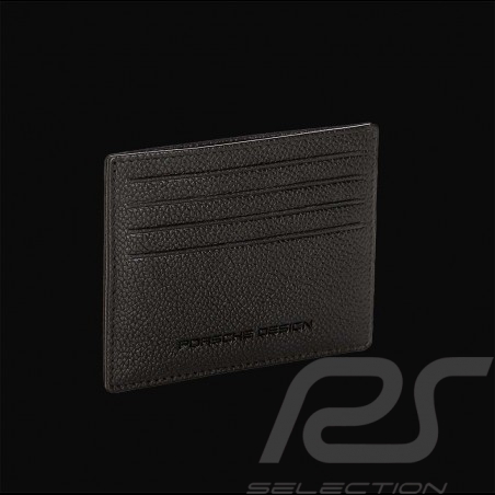 Kartenetui Porsche Design Kompakt Leder Schwarz Voyager Cardholder 8 4056487043876