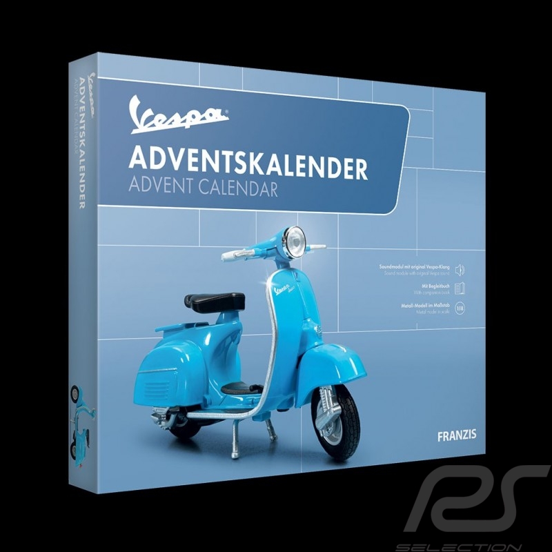 Vespa Adventskalender Vespa 1965 Blau 1/18 Franzis 67172 Vespa Adventskalender Vespa 1965 Blau 1/18 Franzis 67172