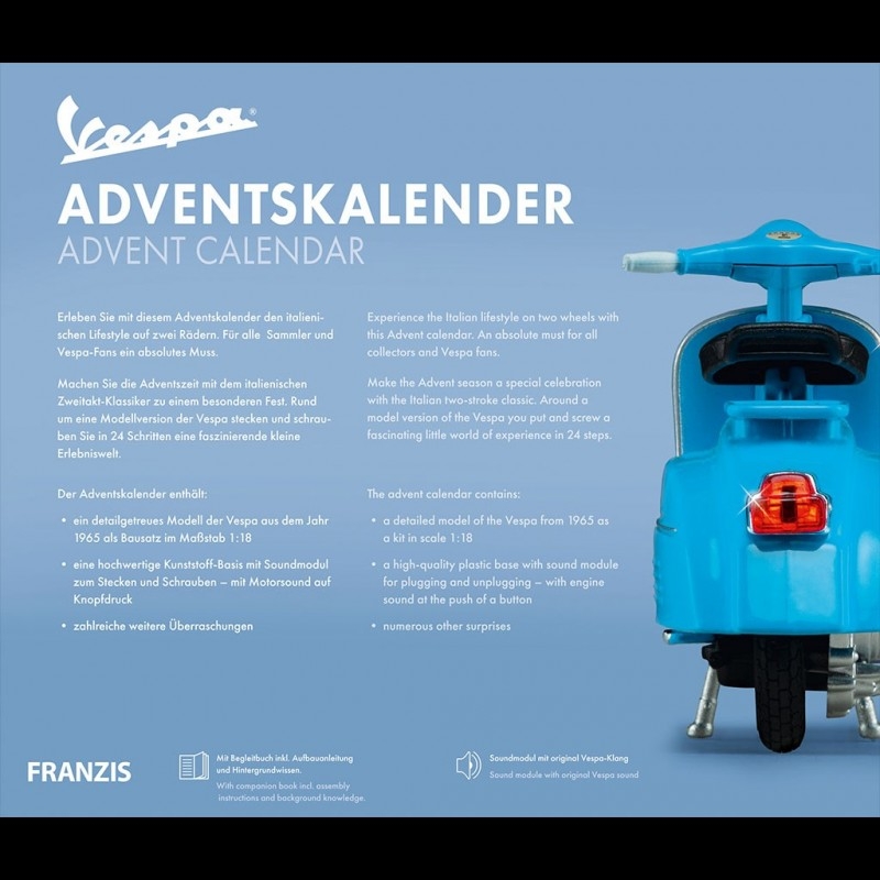 Franzis Calendrier De L'Avent Porsche Taycan - Kit Modèle 3D à Construire 24 Jours