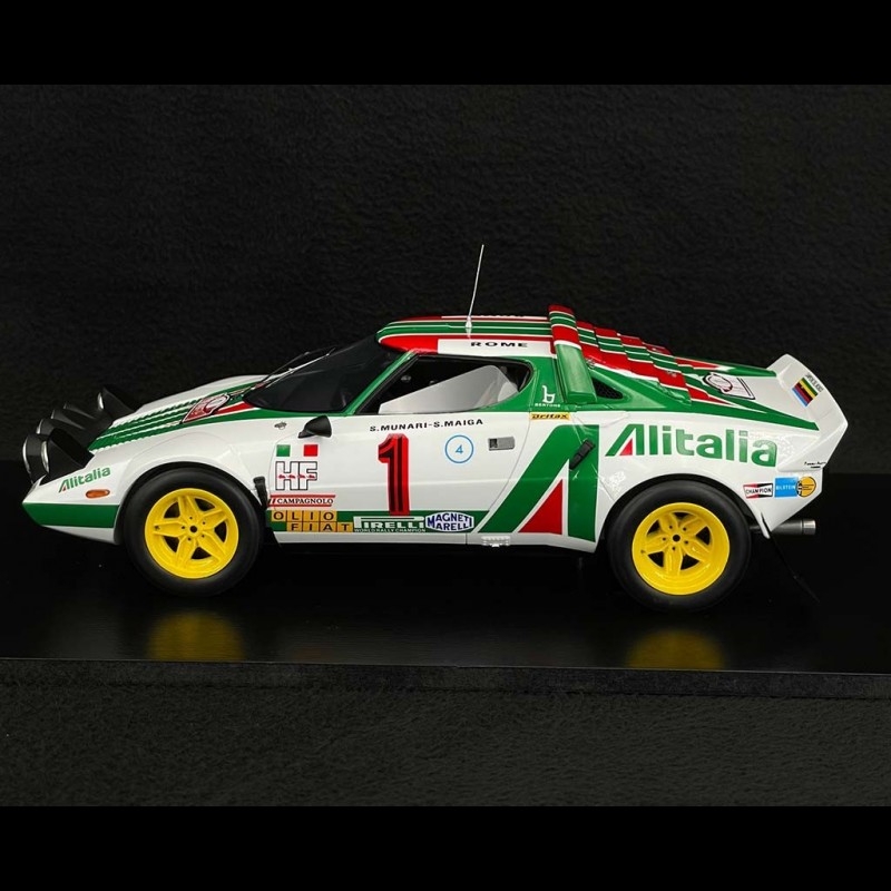 Spark 18S535 - Lancia Stratos HF N°1 - Vainqueur Rallye Monte Carlo 1977 (1/18, Résine) - Prévente