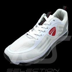 Ducati Shoes Air Red logo Sneakers Mesh White - Men