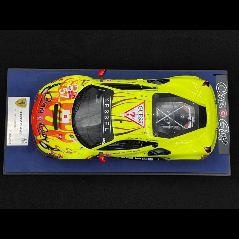 Ferrari 488 GTE Evo n° 57 24h Le Mans 2021 1/18 Looksmart LS18LM029