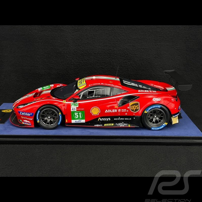 Ferrari 488 GTE Evo n° 51 Sieger 24h Le Mans 2021 1/18 Looksmart LS18LM027 Ferrari 488 GTE Evo n° 51 Sieger 24h Le Mans 2021 1/18 Looksmart LS18LM027