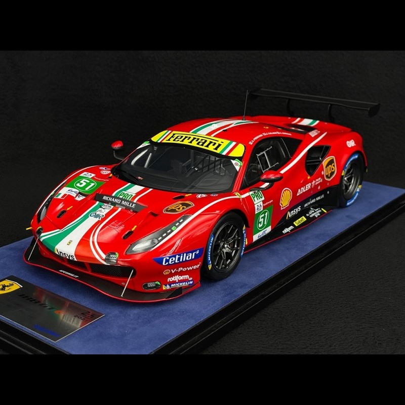 Ferrari 488 GTE Evo n° 51 Winner 24h Le Mans 2021 1/18 Looksmart LS18LM027