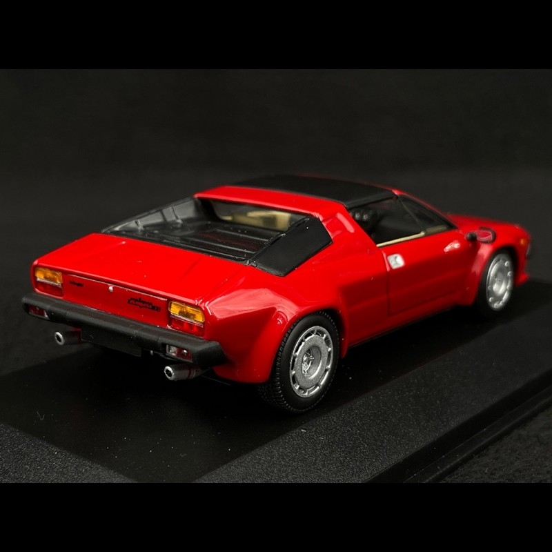 MINICHAMPS 1:43 Lamborghini Jalpa Rouge 1981 - Modèle De Collection